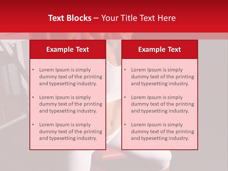 Club Flex Figure PowerPoint Template