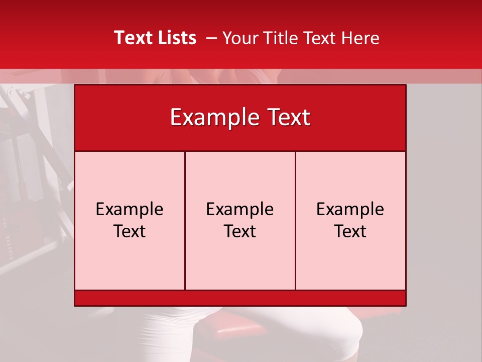 Club Flex Figure PowerPoint Template