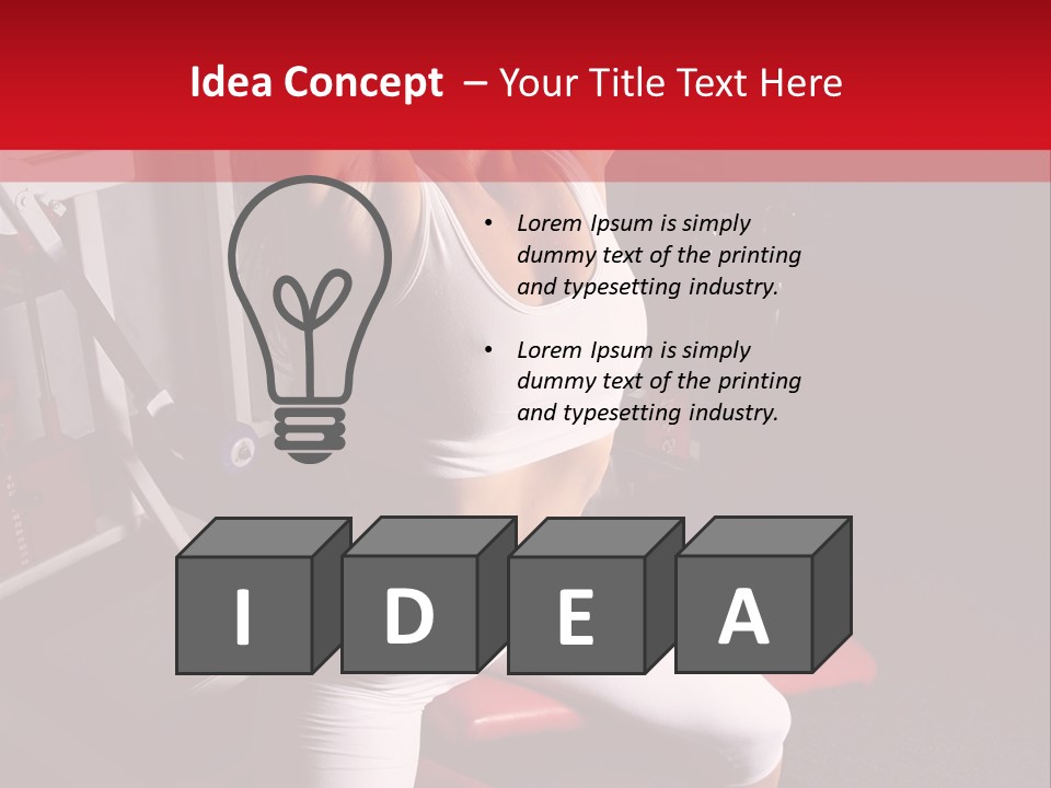 Club Flex Figure PowerPoint Template