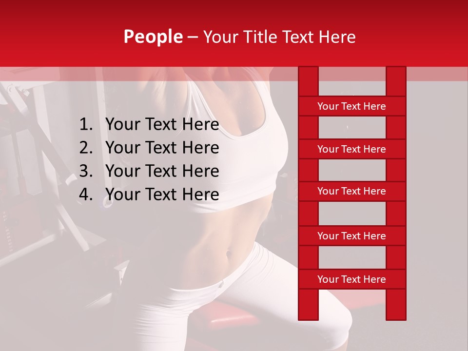 Club Flex Figure PowerPoint Template