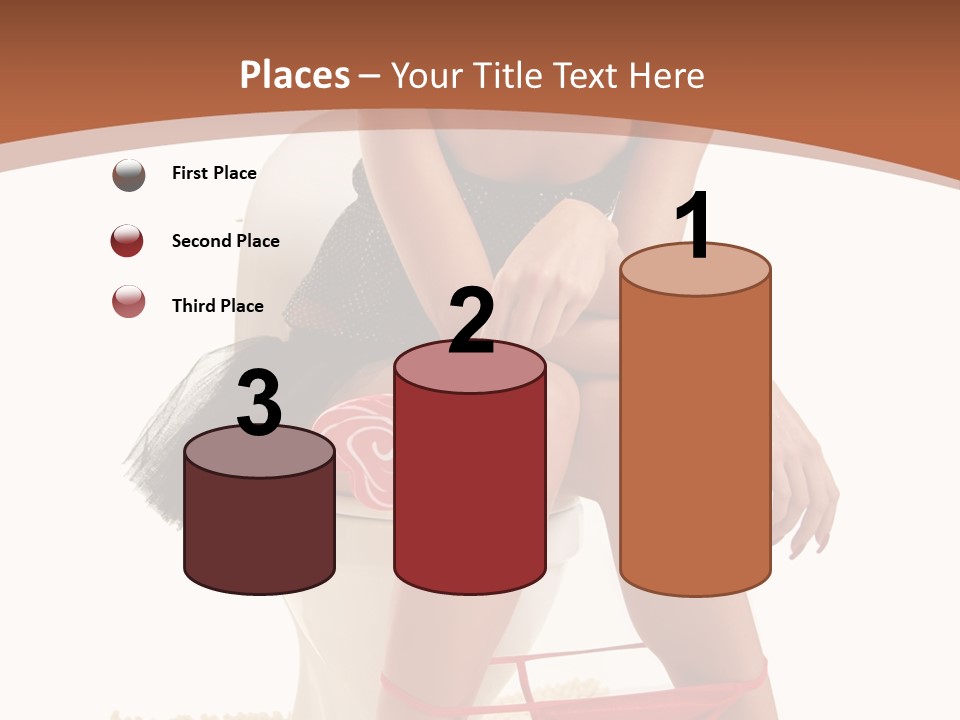 Female Lips Indoors PowerPoint Template