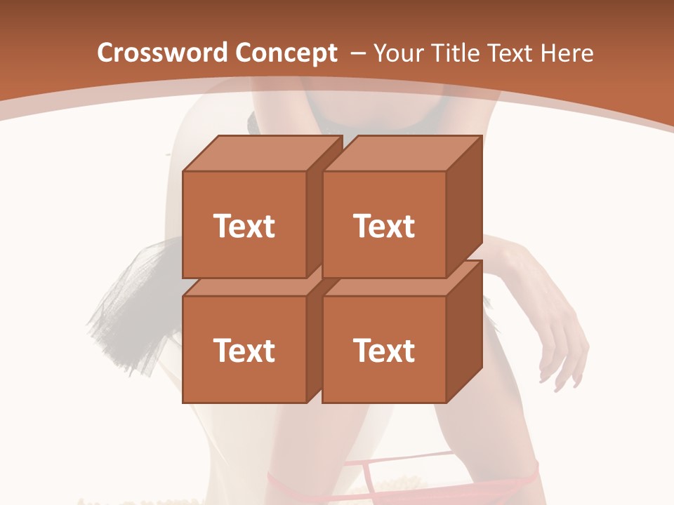 Female Lips Indoors PowerPoint Template