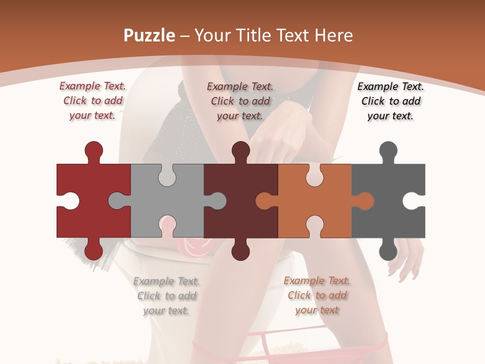 Female Lips Indoors PowerPoint Template