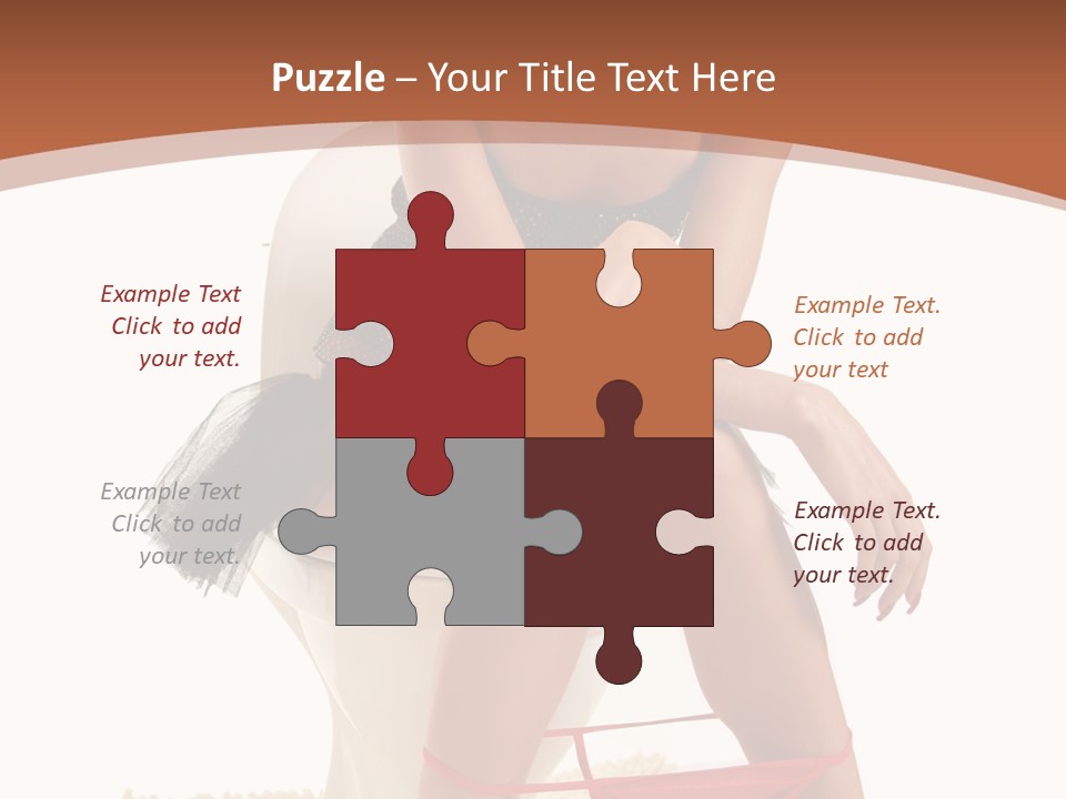 Female Lips Indoors PowerPoint Template