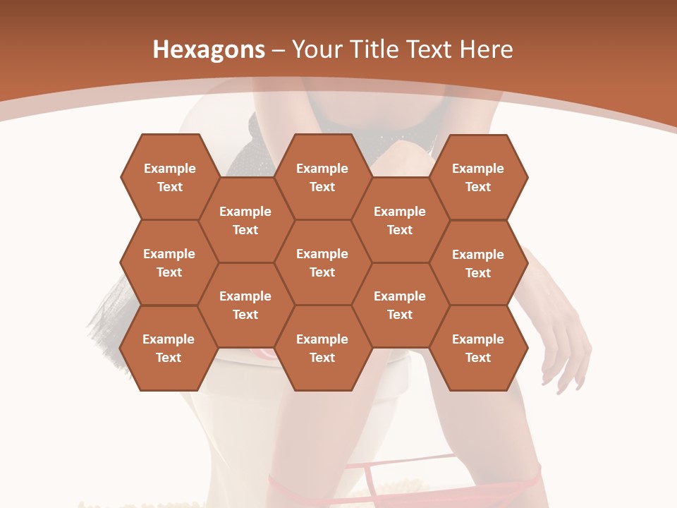 Female Lips Indoors PowerPoint Template