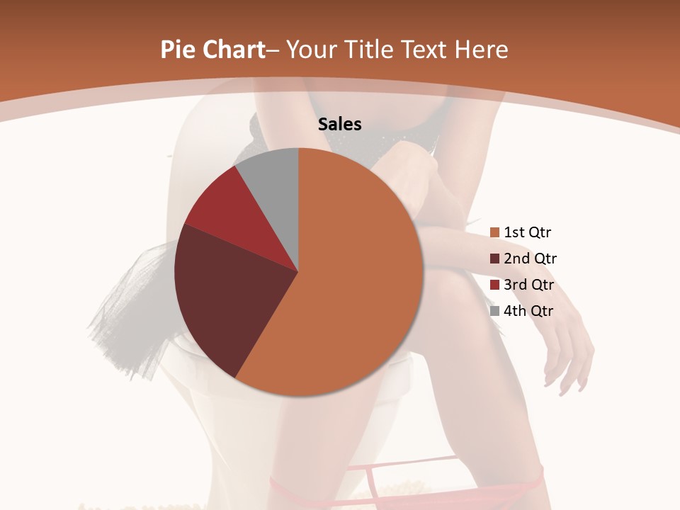 Female Lips Indoors PowerPoint Template