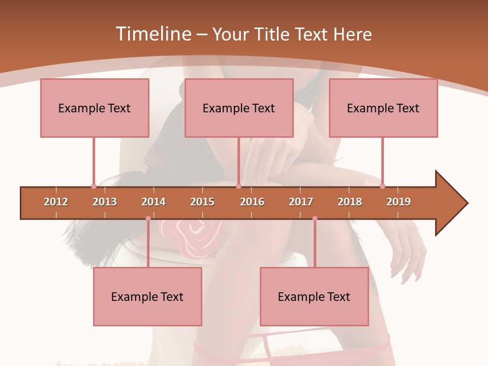 Female Lips Indoors PowerPoint Template