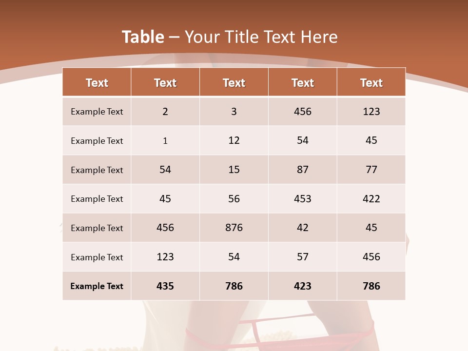 Female Lips Indoors PowerPoint Template