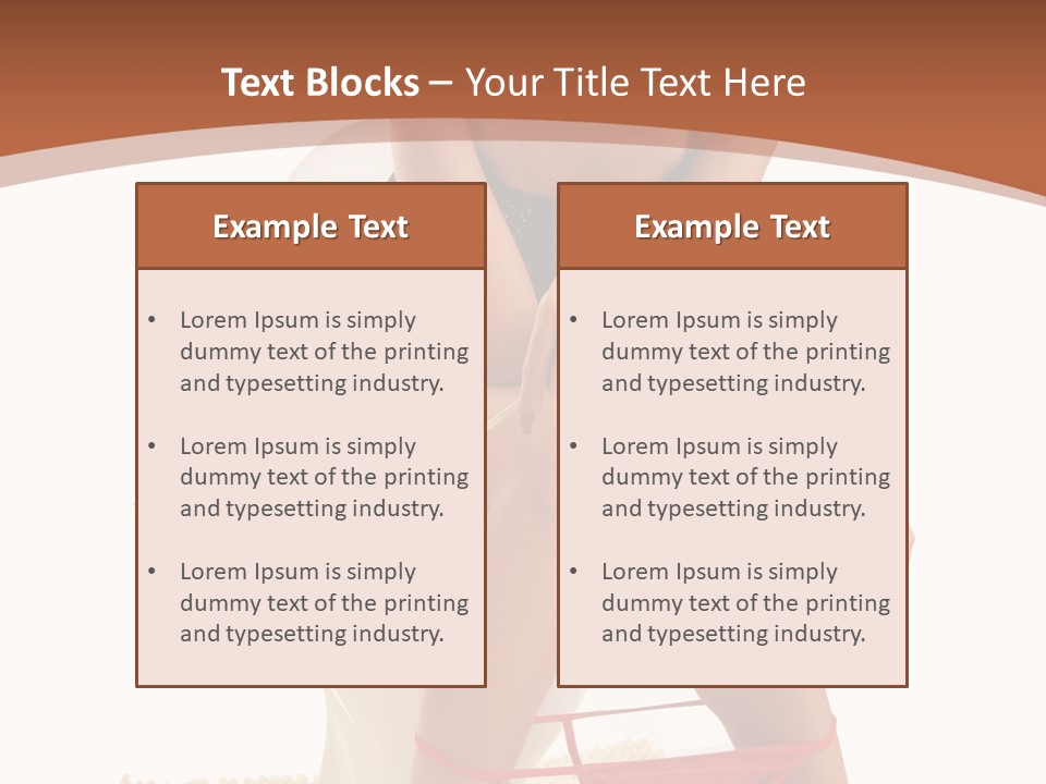 Female Lips Indoors PowerPoint Template