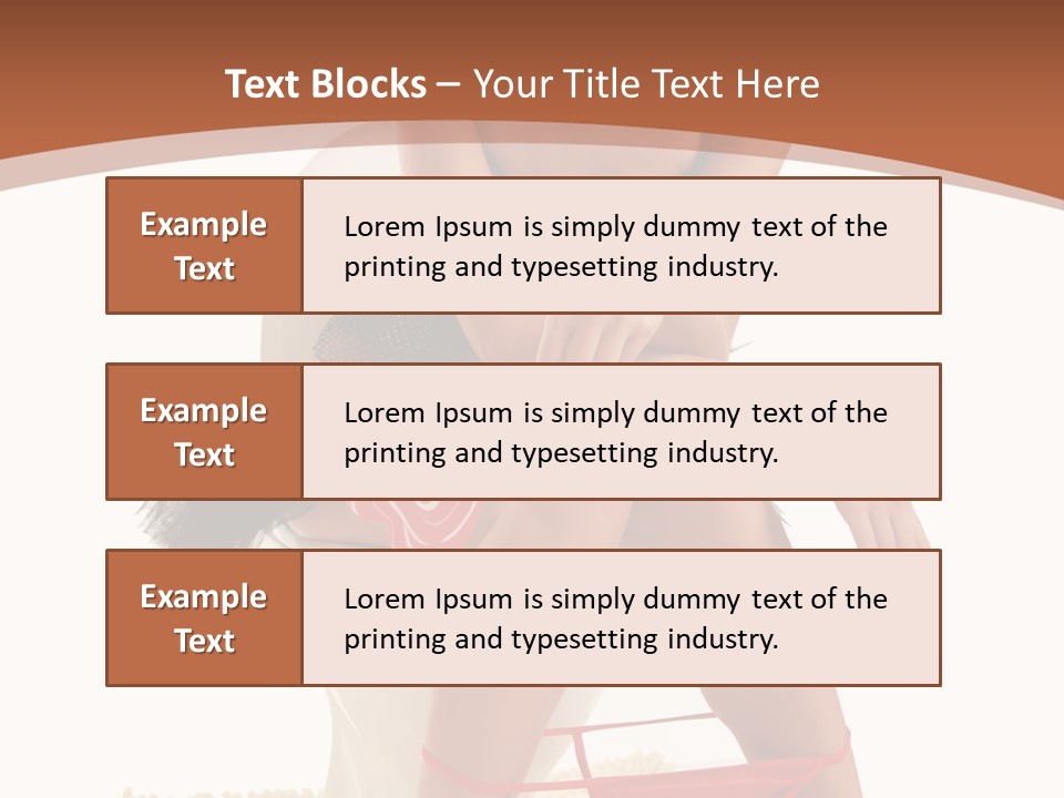 Female Lips Indoors PowerPoint Template