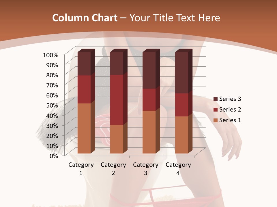 Female Lips Indoors PowerPoint Template