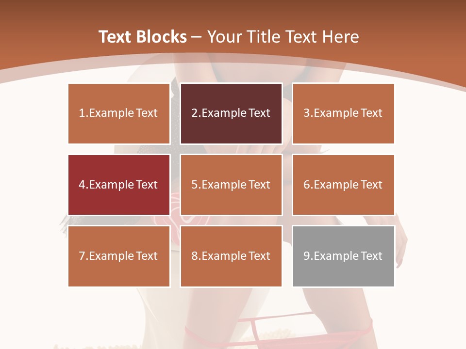 Female Lips Indoors PowerPoint Template