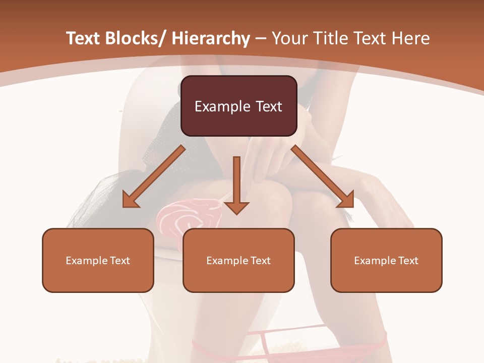 Female Lips Indoors PowerPoint Template
