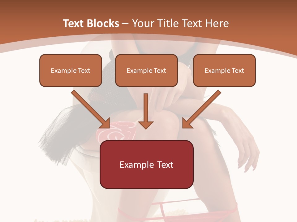 Female Lips Indoors PowerPoint Template
