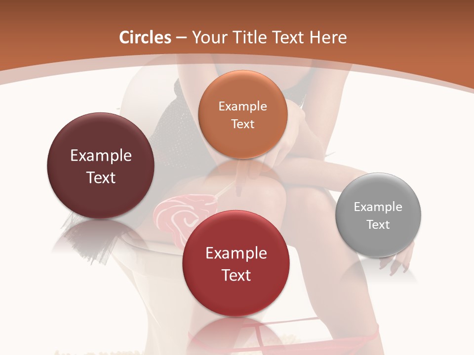 Female Lips Indoors PowerPoint Template