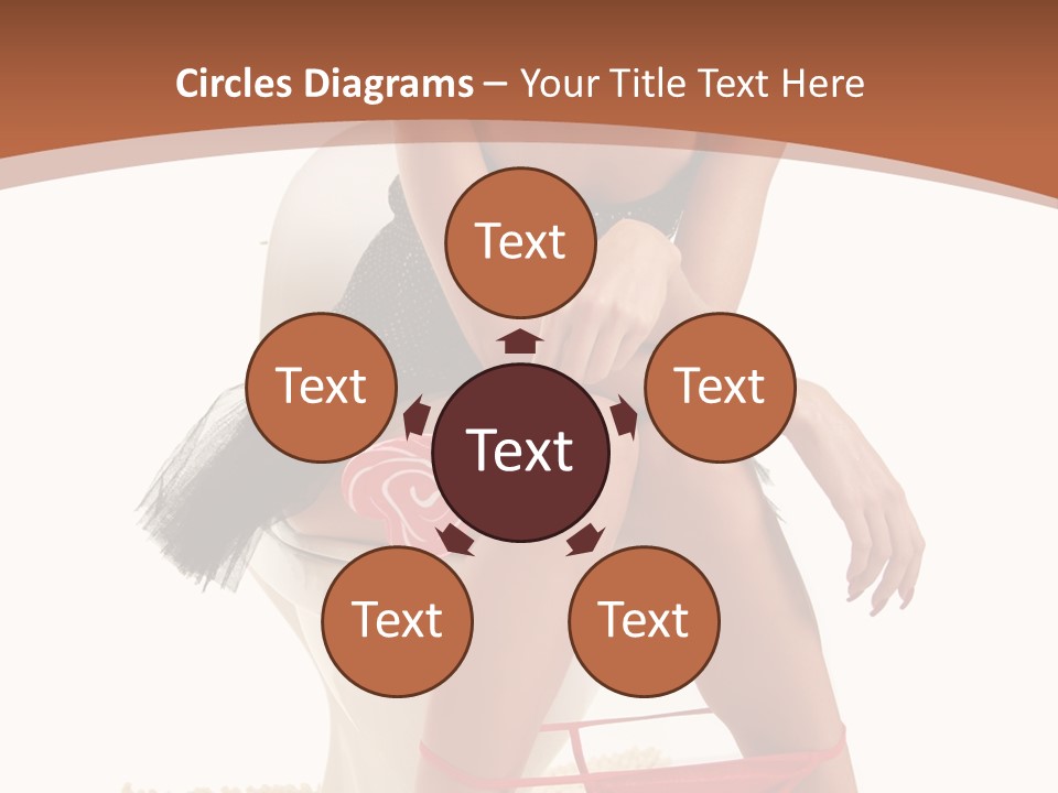 Female Lips Indoors PowerPoint Template