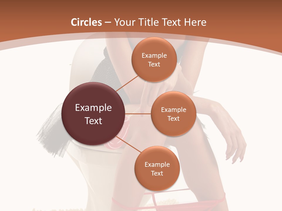 Female Lips Indoors PowerPoint Template