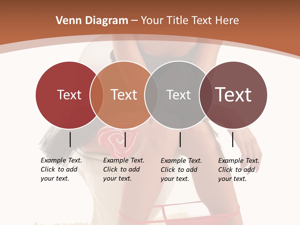 Female Lips Indoors PowerPoint Template