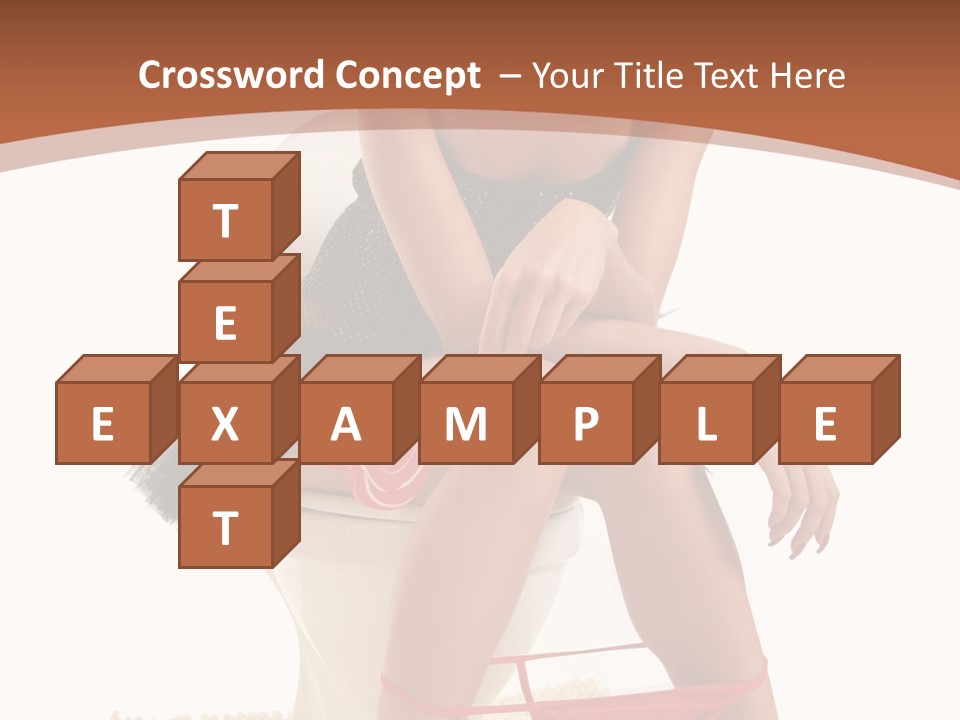 Female Lips Indoors PowerPoint Template