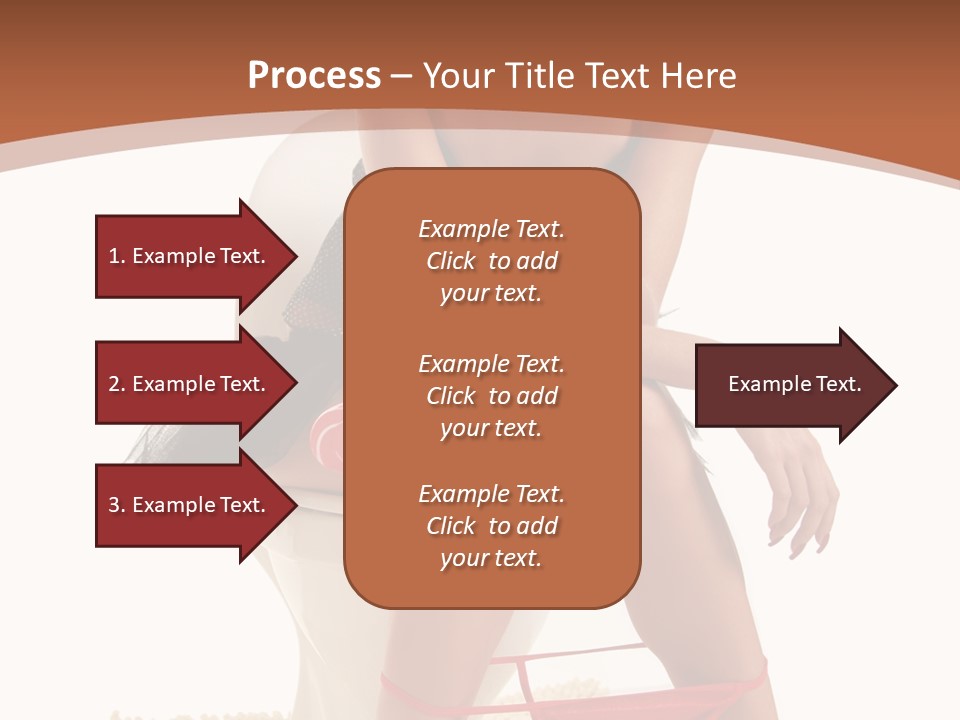 Female Lips Indoors PowerPoint Template