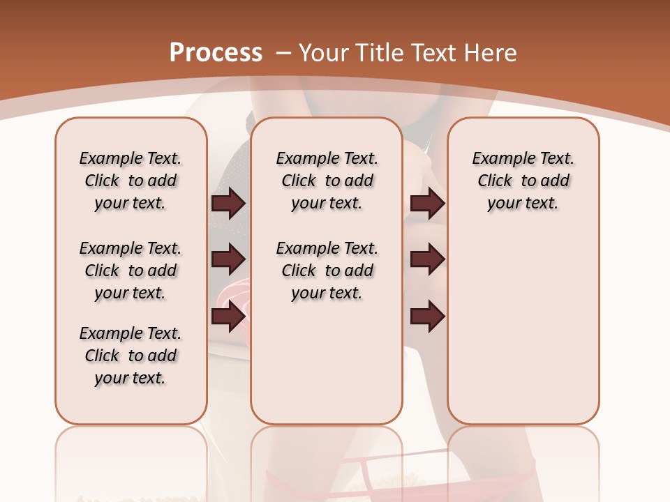 Female Lips Indoors PowerPoint Template