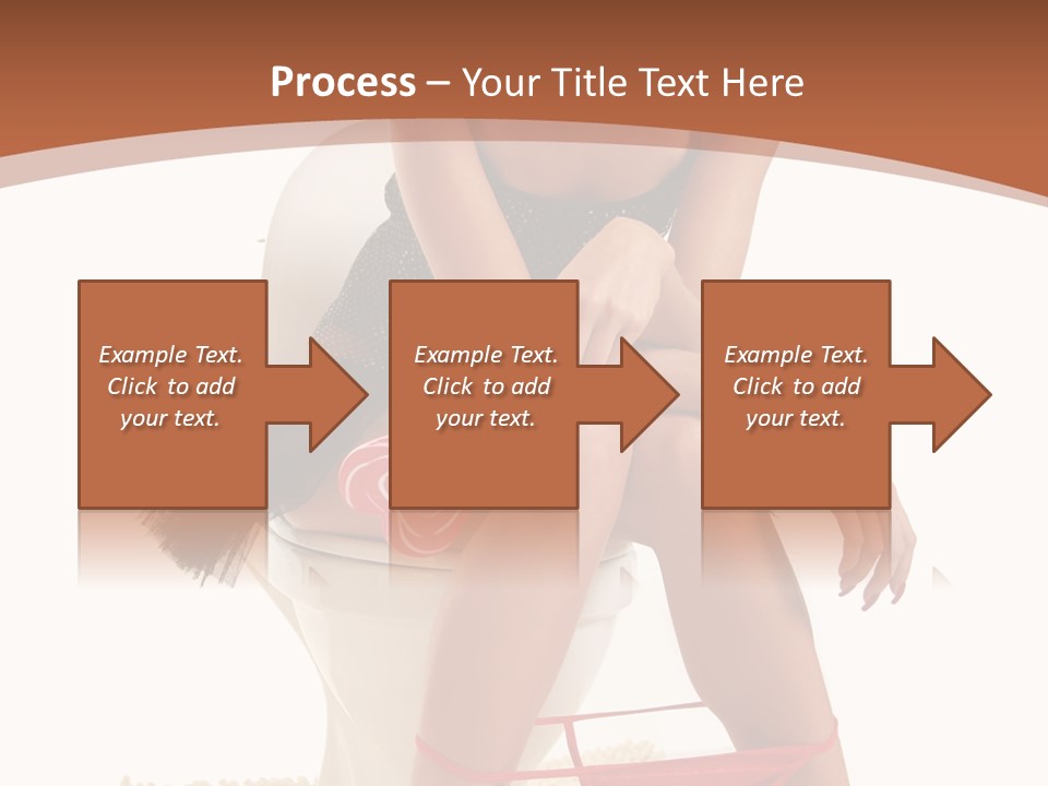 Female Lips Indoors PowerPoint Template