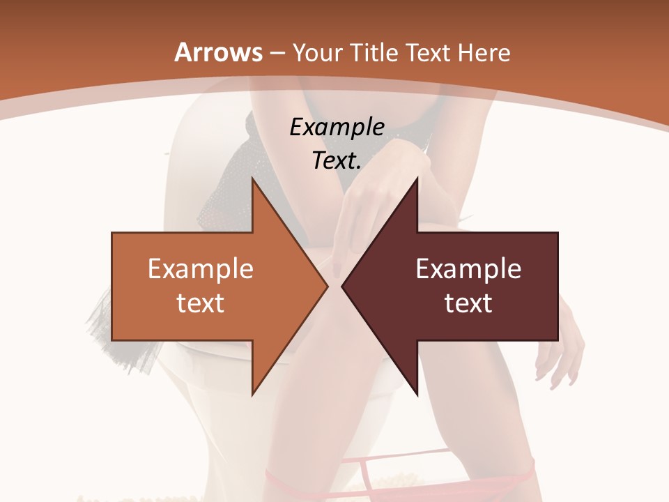 Female Lips Indoors PowerPoint Template