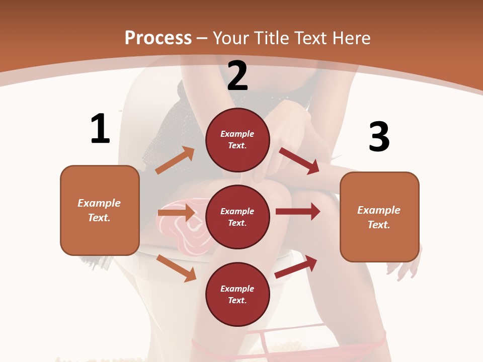 Female Lips Indoors PowerPoint Template