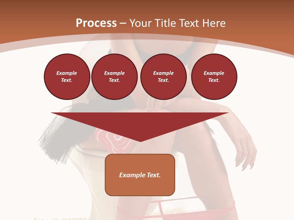 Female Lips Indoors PowerPoint Template