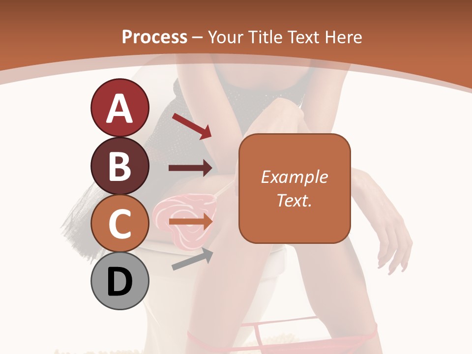 Female Lips Indoors PowerPoint Template