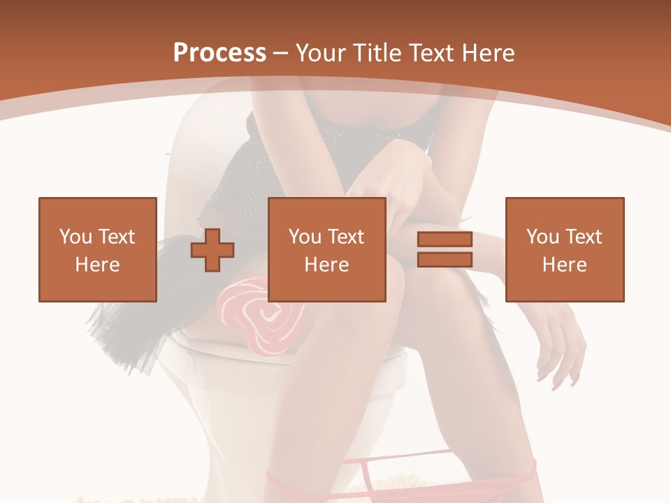 Female Lips Indoors PowerPoint Template