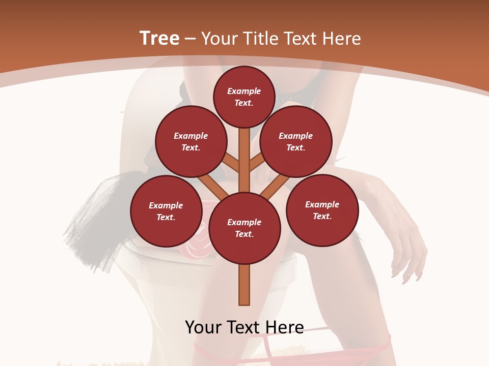 Female Lips Indoors PowerPoint Template