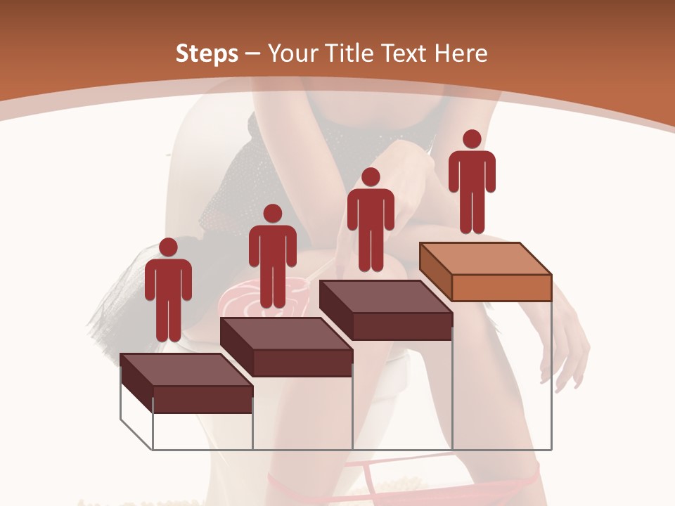 Female Lips Indoors PowerPoint Template