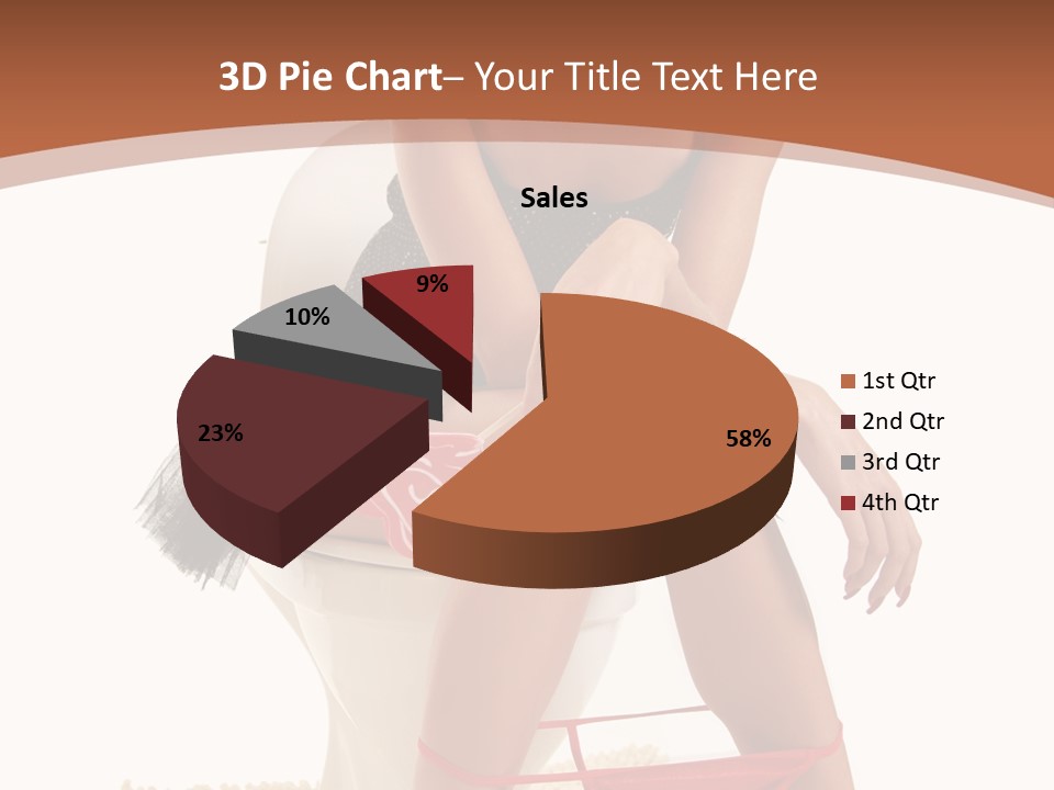 Female Lips Indoors PowerPoint Template