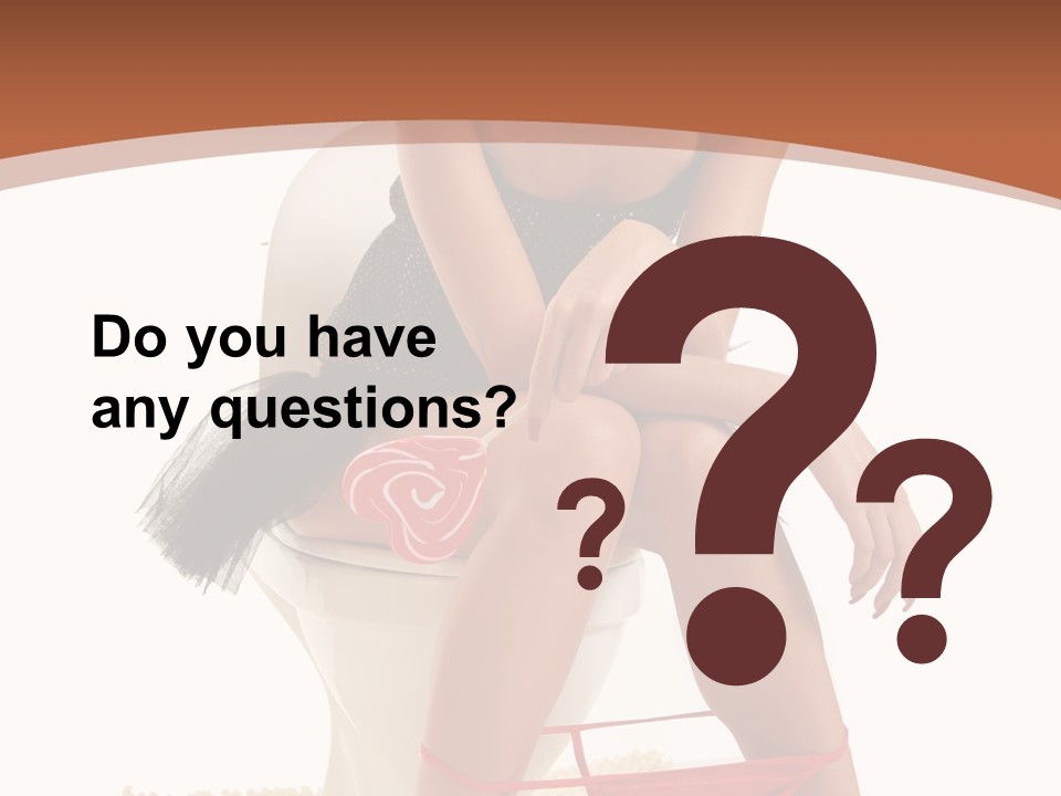 Female Lips Indoors PowerPoint Template