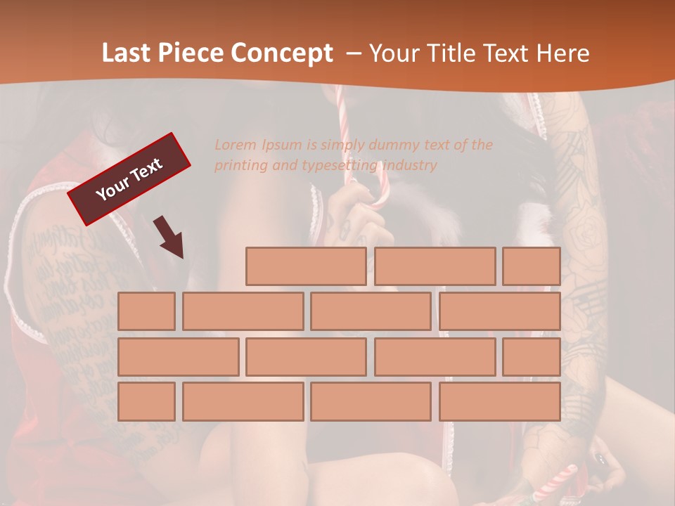 American Two Lady PowerPoint Template