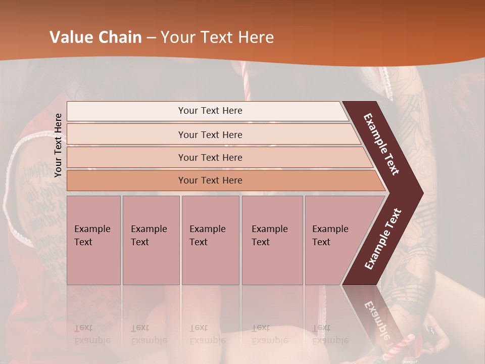 American Two Lady PowerPoint Template