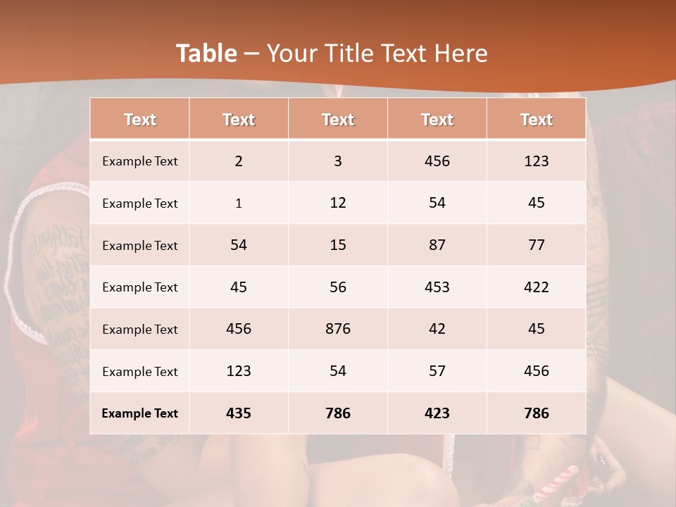 American Two Lady PowerPoint Template