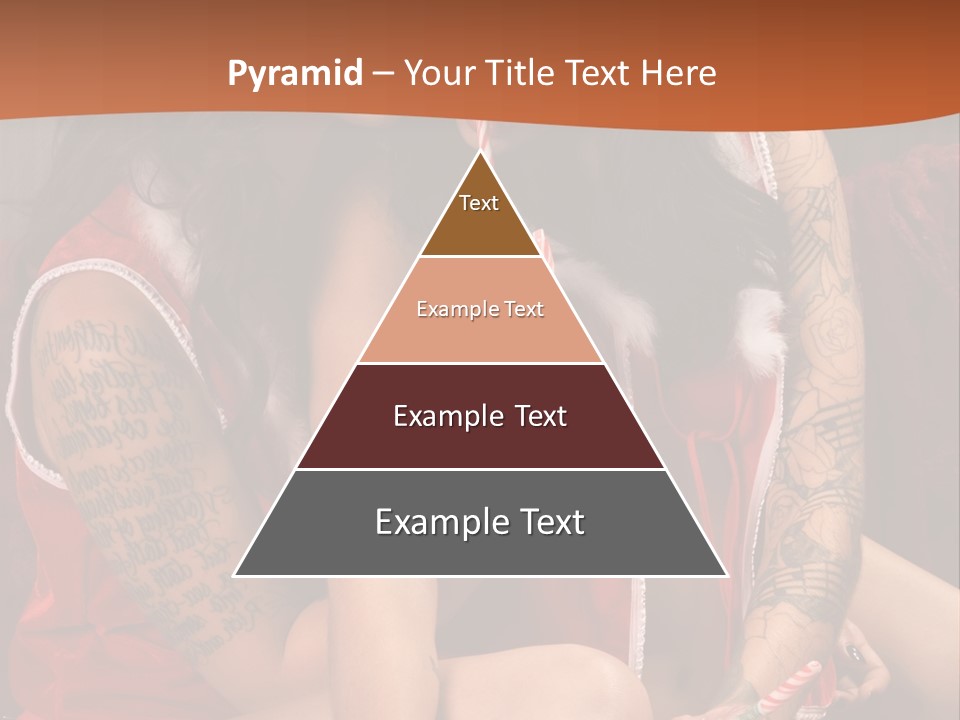 American Two Lady PowerPoint Template