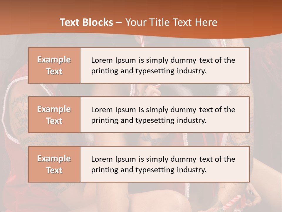 American Two Lady PowerPoint Template