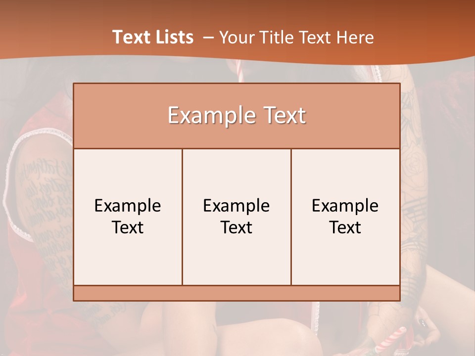 American Two Lady PowerPoint Template