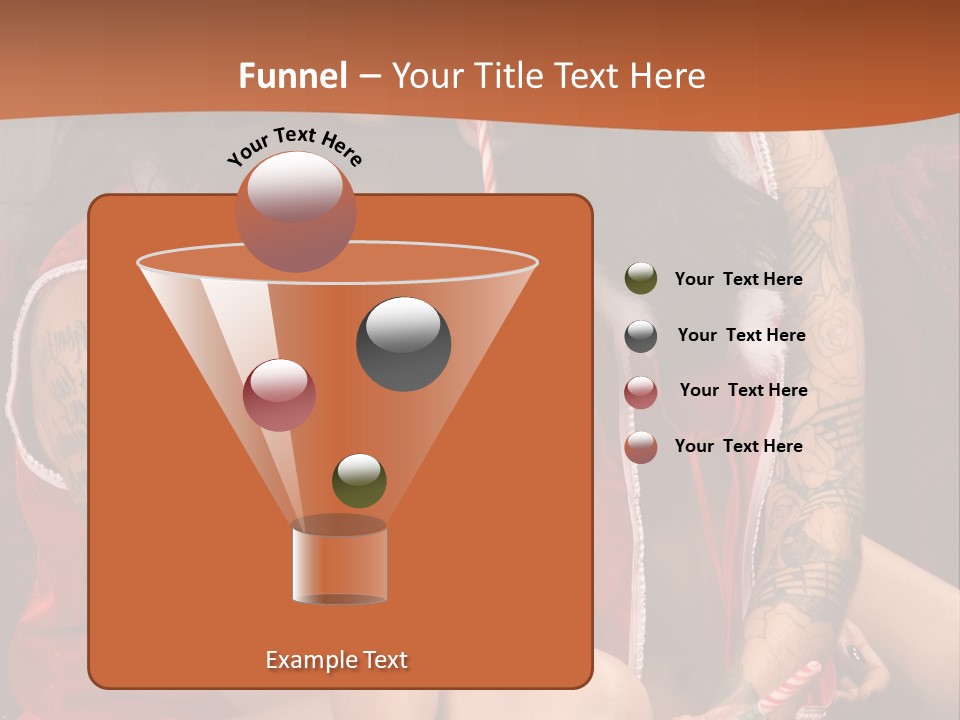 American Two Lady PowerPoint Template