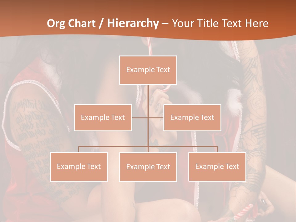 American Two Lady PowerPoint Template