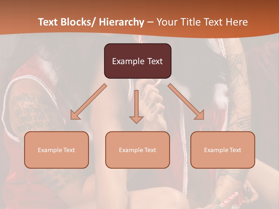 American Two Lady PowerPoint Template