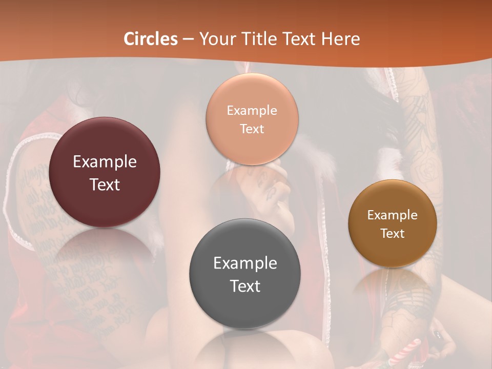 American Two Lady PowerPoint Template