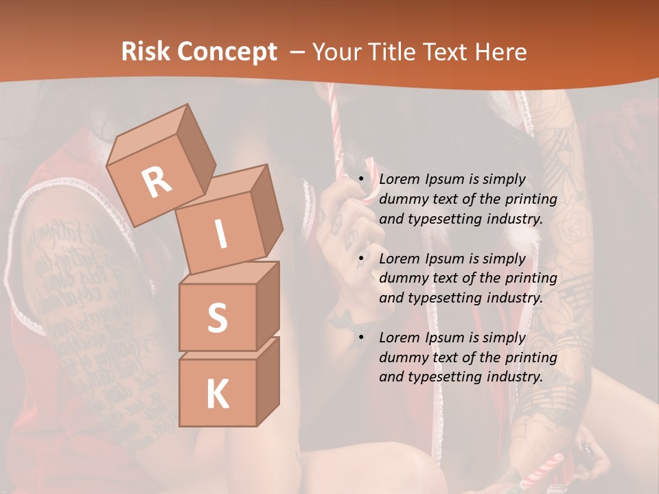 American Two Lady PowerPoint Template