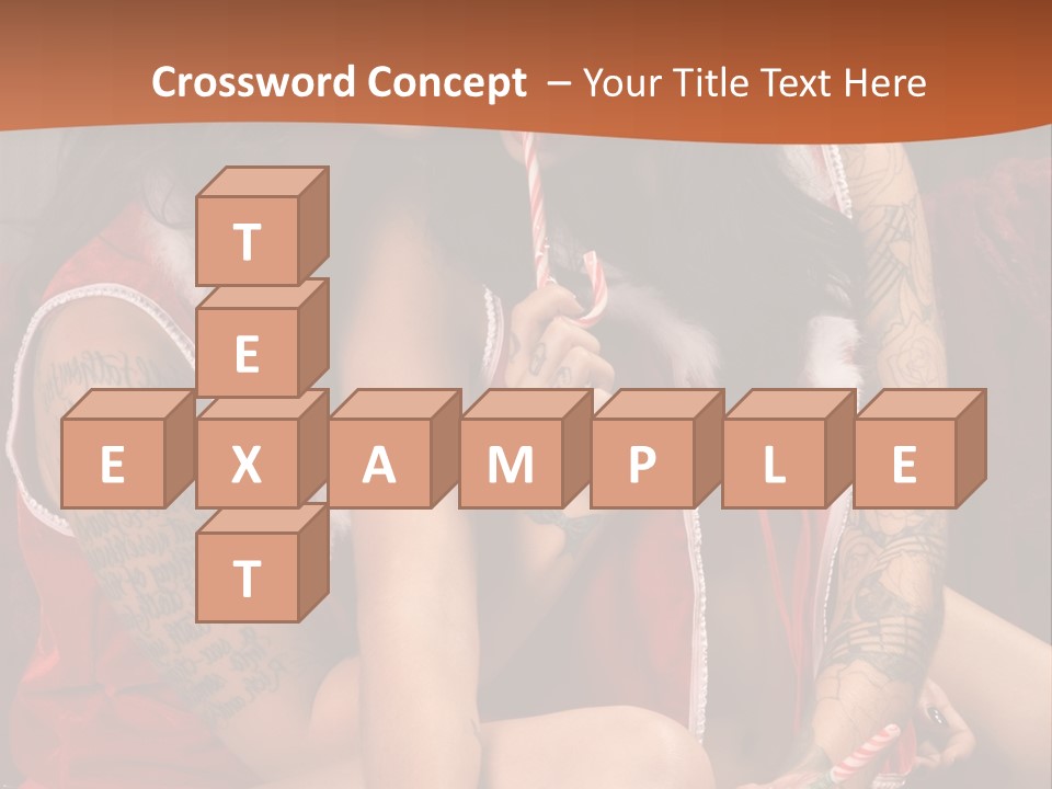 American Two Lady PowerPoint Template