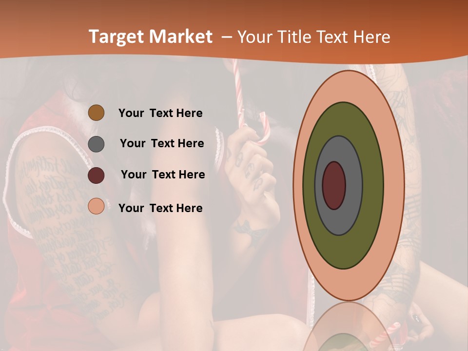 American Two Lady PowerPoint Template