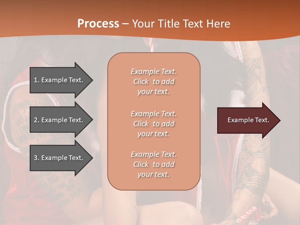 American Two Lady PowerPoint Template