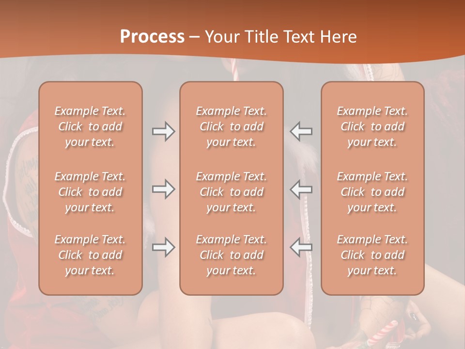 American Two Lady PowerPoint Template